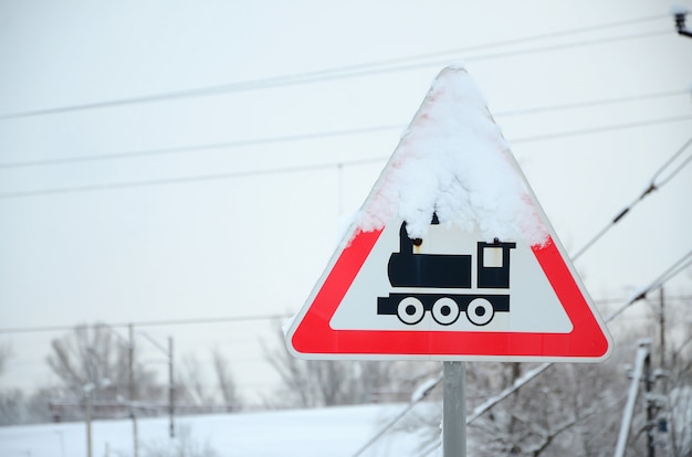 Premium Photo Railway Crossing Without Barrier