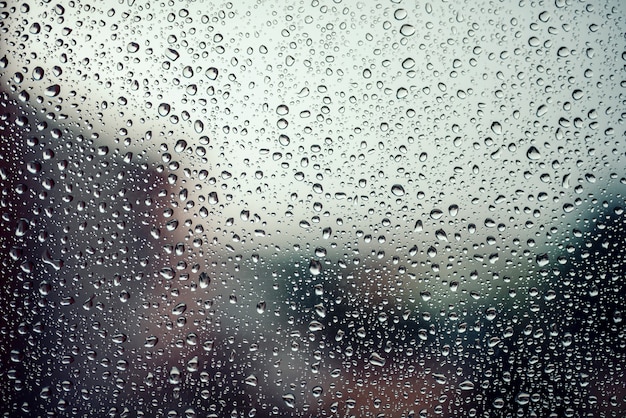 Premium Photo | Raindrops on window