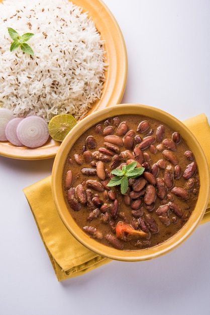 Premium Photo | Rajma or razma is a popular north indian food ...