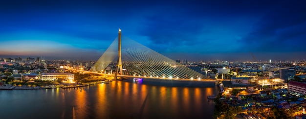 Premium Photo | Rama 8 bridge