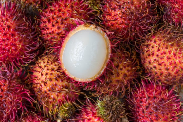 Rambutan Frukty Besplatno Foto