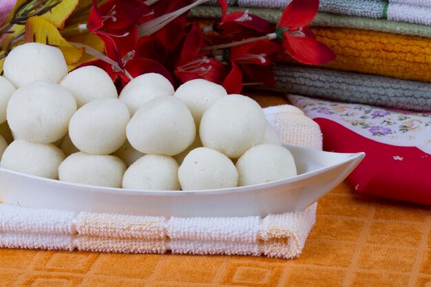 Premium Photo | Rasgulla sweets