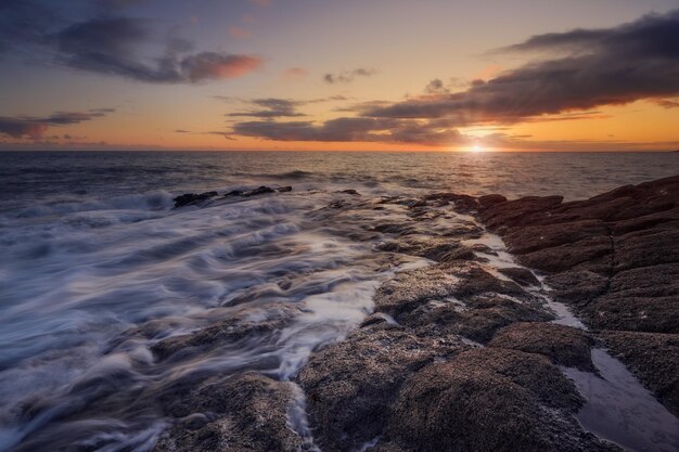 Premium Photo | Rathmoylan cove, waterford, ireland. stunning rocks and ...