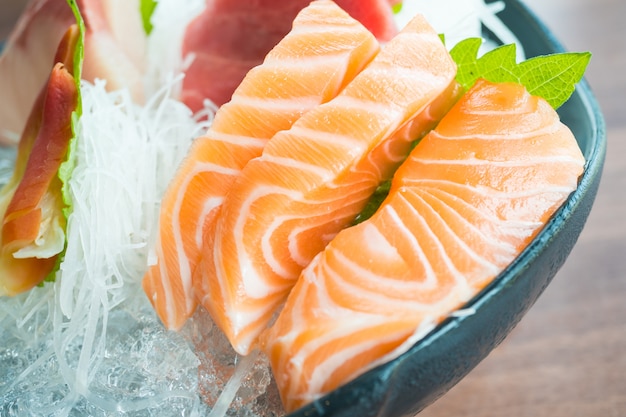 Free Photo | Raw fresh sashimi