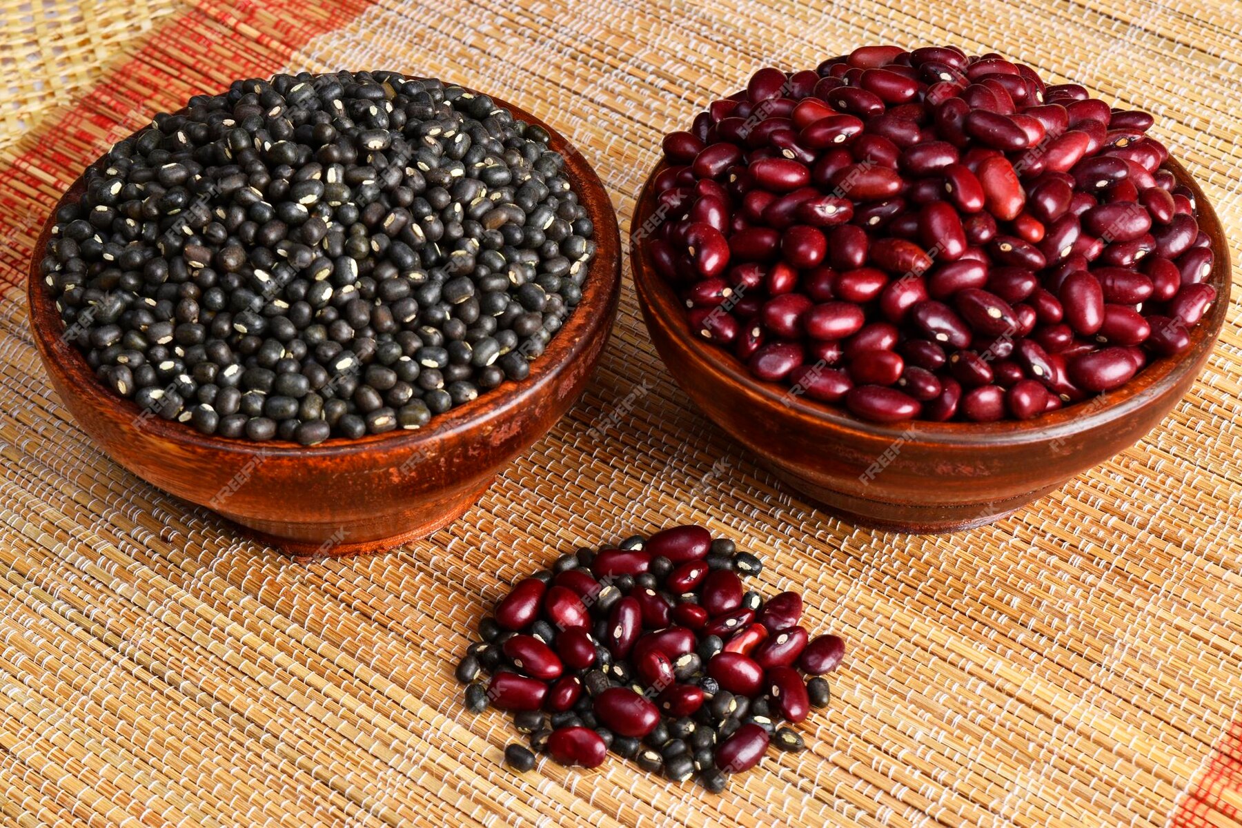 Premium Photo | Raw rajma beans in bowl