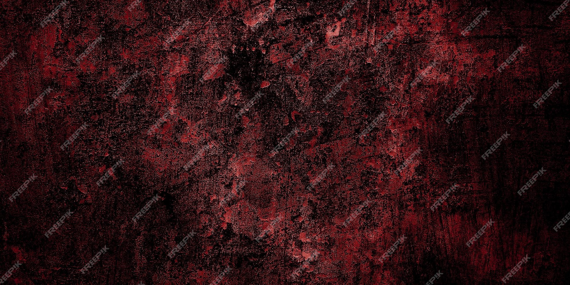 Premium Photo | Red and black horror background. dark grunge red ...