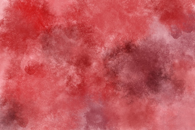 赤い血の水彩画の背景の壁紙の雲 プレミアム写真