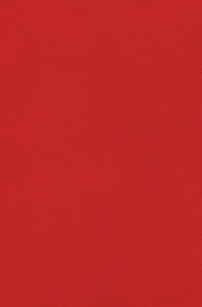 赤いキャンバステクスチャの背景 きれいな生地の壁紙 プレミアム写真
