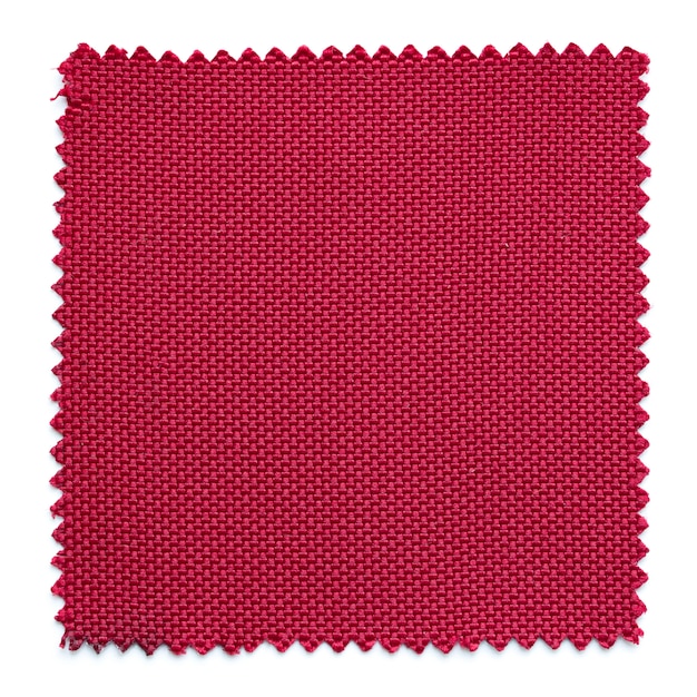 Red Fabric Swatch Samples Isolated White Background 1373 1128 
