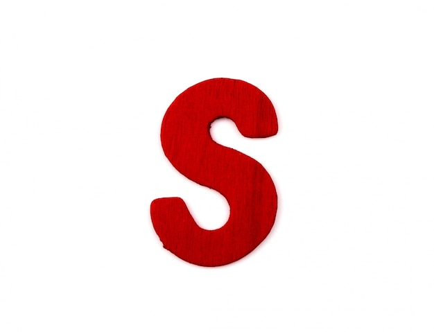 Red Letter S Free Photo