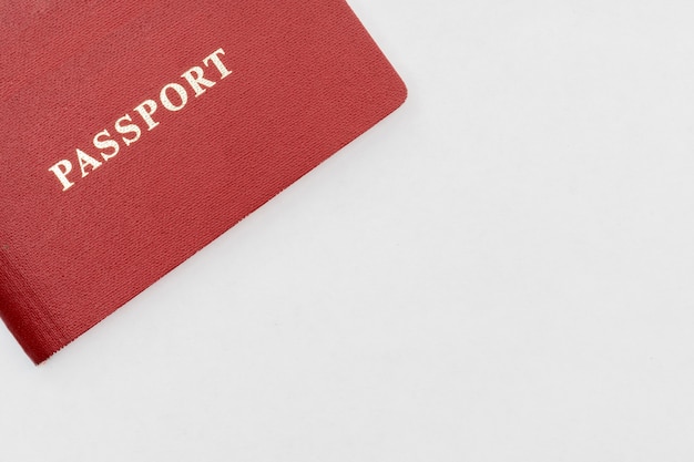 Premium Photo Red Passport On White Background   Red Passport White Background 73152 1432 