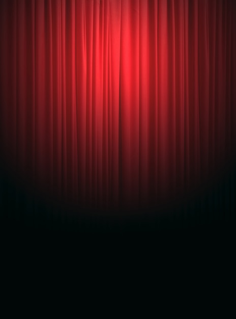 Premium Photo | Red silk curtain background