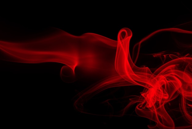 Premium Photo | Red smoke abstract on black background, fire design and ...