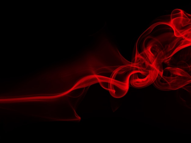 Черный фон с красным дымом