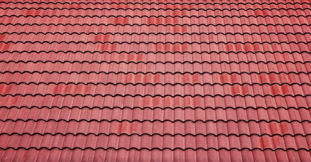 red tiles roof background_1373 196