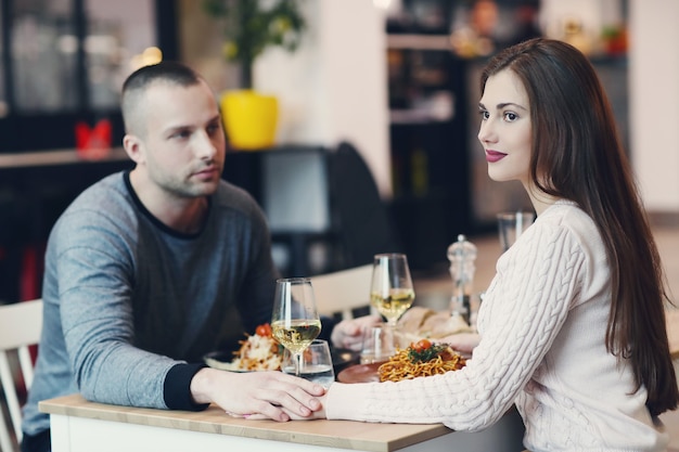 Free Photo | Relationship. lovely couple in cafe