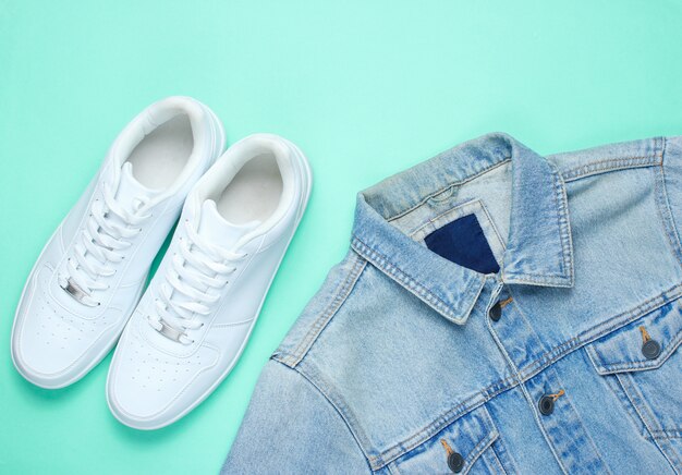 mint colored sneakers