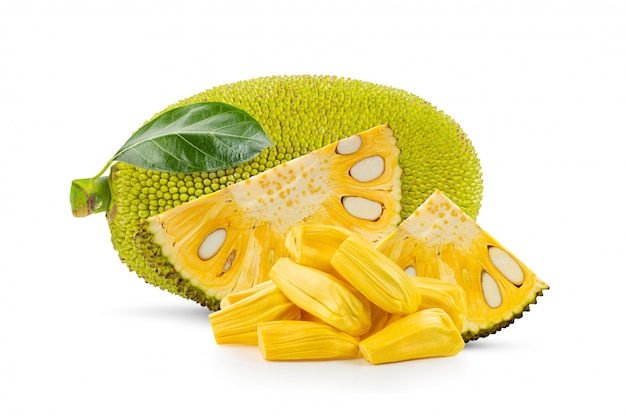 Premium Photo | Ripe jackfruit isolated