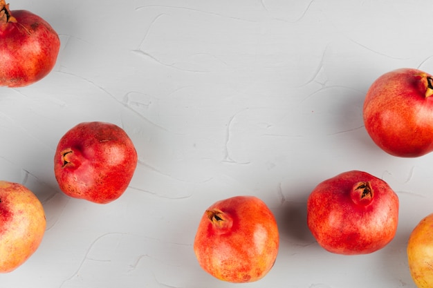 kitchen table pomegranates