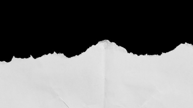 Premium Photo | Ripped paper isolated on black background with copy ...