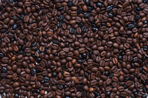 焙煎コーヒー豆の背景 無料の写真