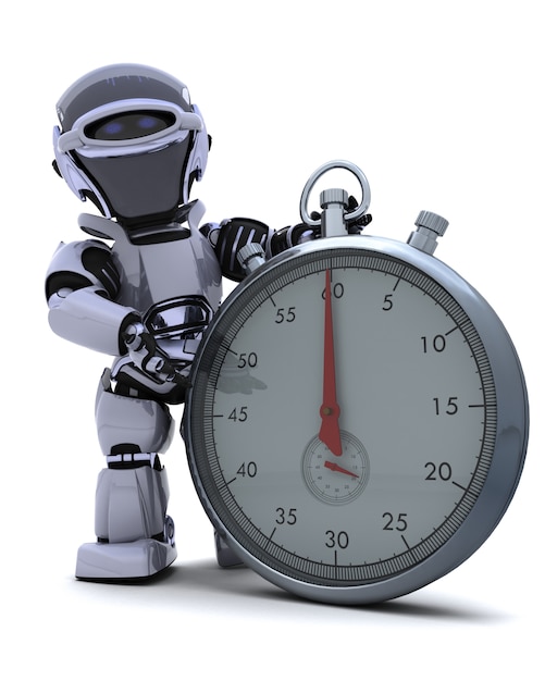electronic robot watch