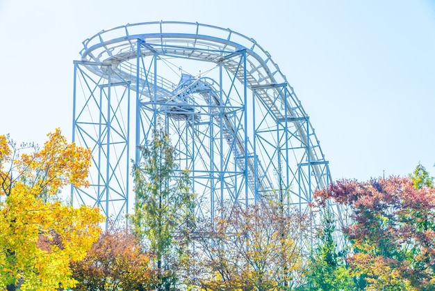 Free Photo | Roller coaster in korea park