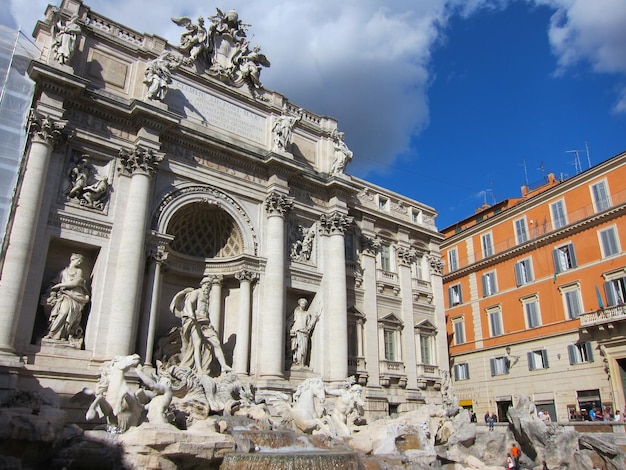 Premium Photo Rome Trevi Fountain Fontana Di Trevi In Rome Italy