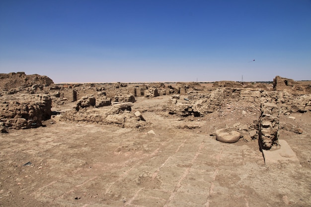 Premium Photo | Ruins of ancient egyptian temple on sai island, nubia ...