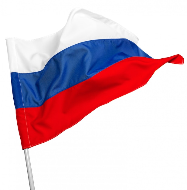 Premium Photo | Russia flag waving