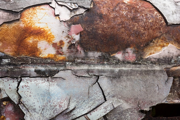 Rust on steel car Premium Photo