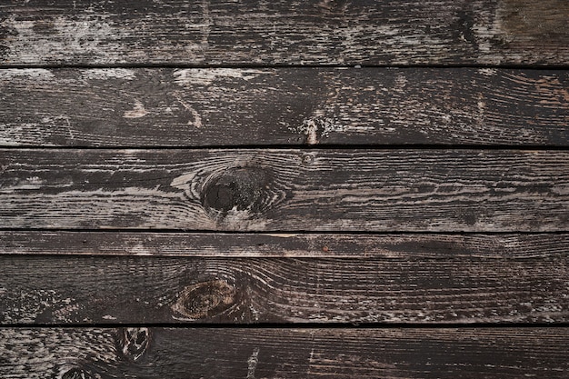 Rustic Old Dark Wooden Background With Pine Wood Structure