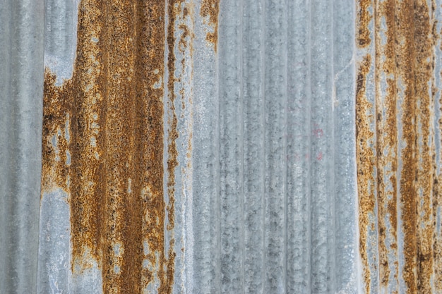 Rusty Corrugated Metal Wall Zinc, Rusty Corrugated Metal