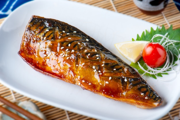 premium-photo-saba-fish-grilled-with-sauce