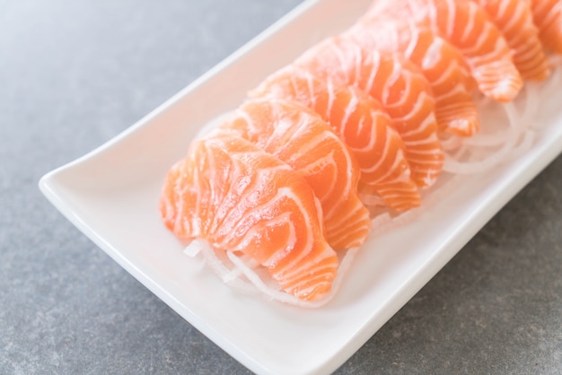 Free Photo | Salmon raw sashimi