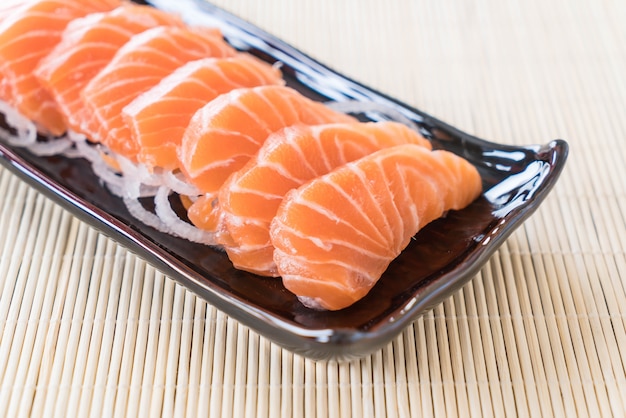 Free Photo | Salmon raw sashimi