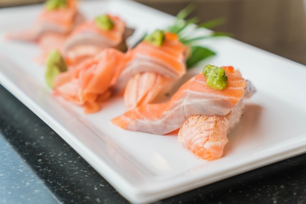 Salmon sushi rolls  Photo | Free Download