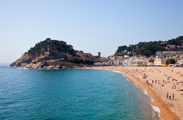 Free Photo | Sand beach in tossa de mar