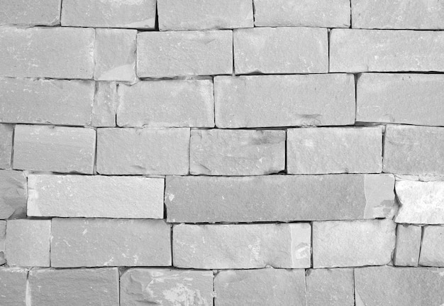 Sand of gray brick wall texture background Premium Photo