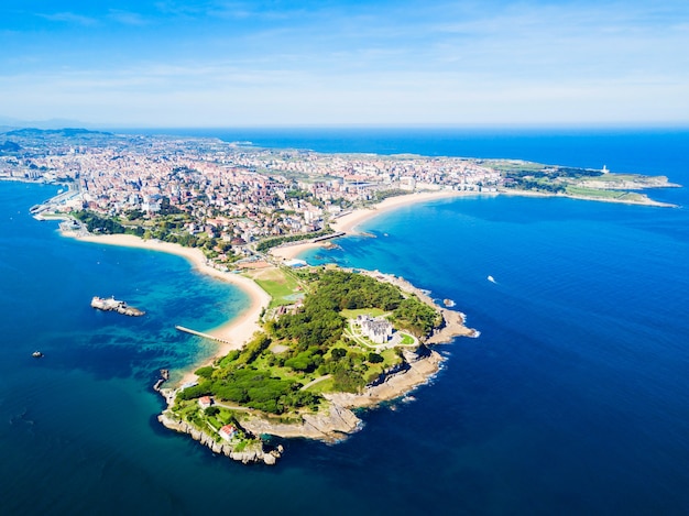 Premium Photo Santander City Aerial Panoramic View Santander Is The