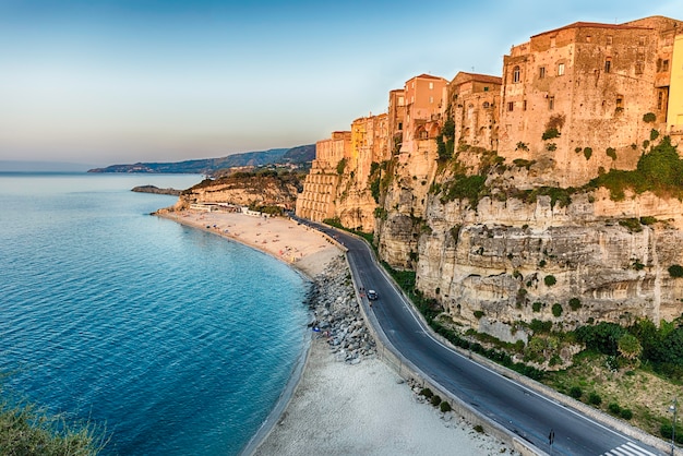 Premium Photo Scenic View Over The Main Beach In Tropea A Seaside Resort Located On The Gulf Of Saint Euphemia Part Of The Tyrrhenian Sea Calabria Italy
