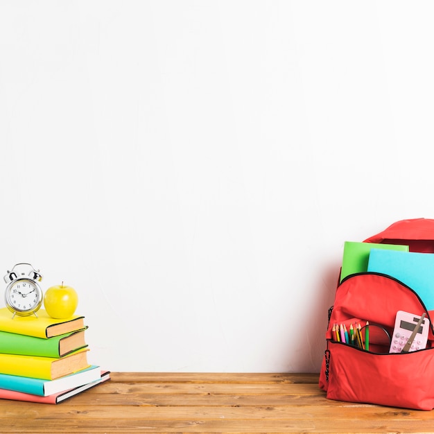 bag with books on it