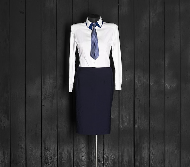 Premium Photo | School female uniform on a mannequin