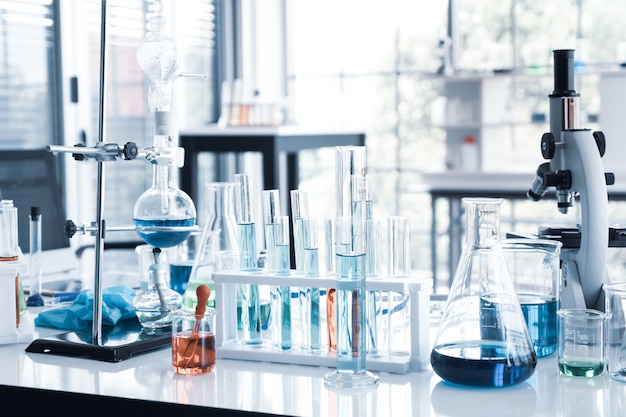Science Instruments In Laboratory Room Science Research Concept Premium Photo 7695
