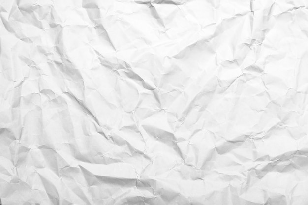 Premium Photo | Scrap of white paper wrinkled for background and texture