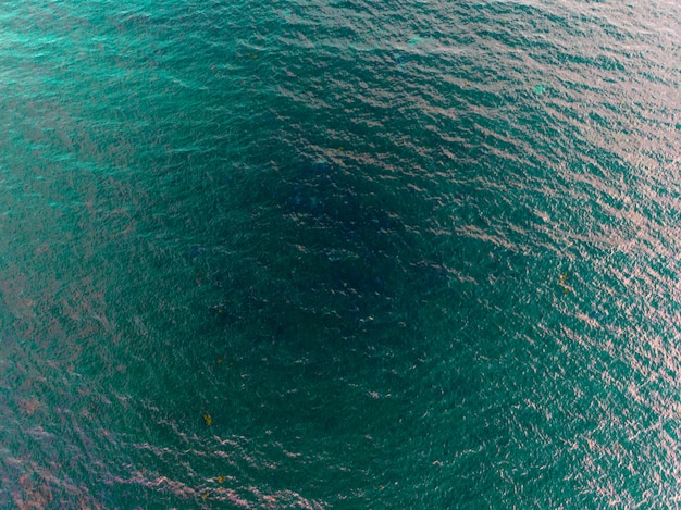 Premium Photo | Sea surface, view from airplane.