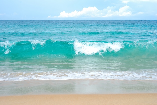 Premium Photo | Sea waves on the beach