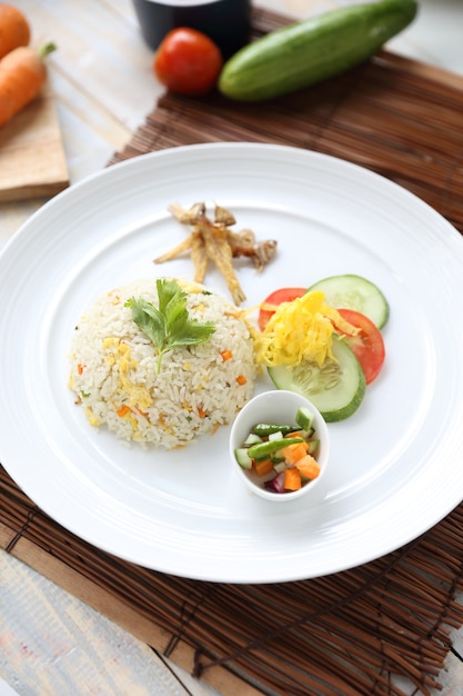 Premium Photo | Seafood fried rice
