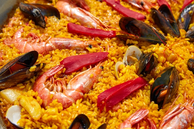 Como hacer paella de mariscos