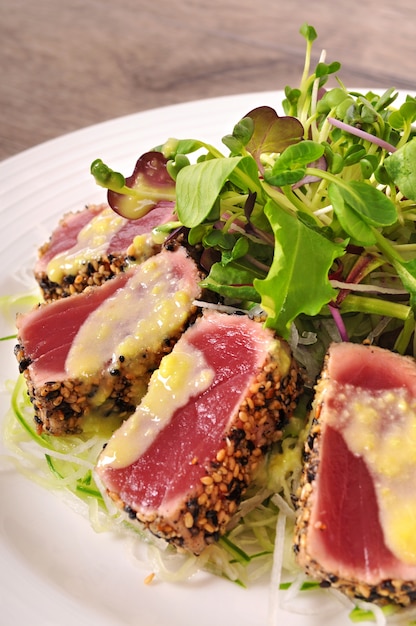 Recipe For Seared Tuna With Sesame Seeds